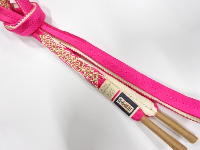 JAPANESE HAND-TIED OBIJIME CORD / UNUSED